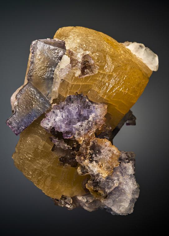 WITHERITE with FLUORITE
